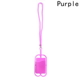 Mobile phone silicone lanyard belt neck bracelet necklace card clip sets DIY