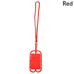 Mobile phone silicone lanyard belt neck bracelet necklace card clip sets DIY