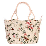 2022 Fashion Folding Women Big Size Handbag Tote Ladies Casual Flower Printing Canvas Graffiti Shoulder Bag Beach Bolsa Feminina